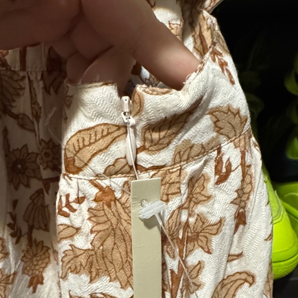 Cleobella Beige Floral Midi Dress - Picture 7 of 10